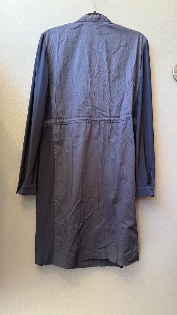 Zipper Front Utility Shift Dress