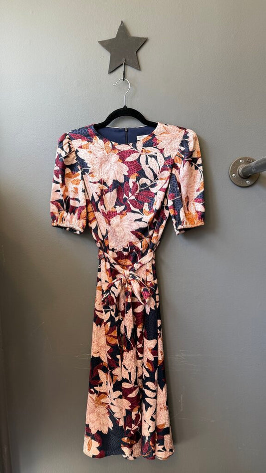 Floral Aline Midi Dress