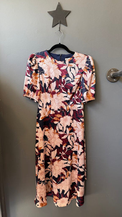 Floral Aline Midi Dress
