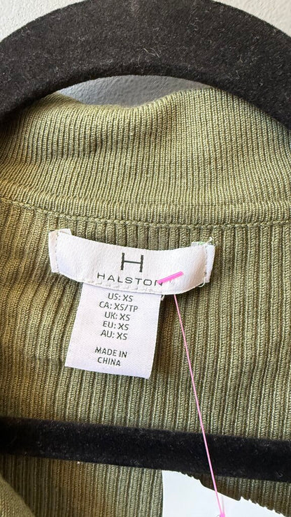 Ribbed Polo Sweater Top