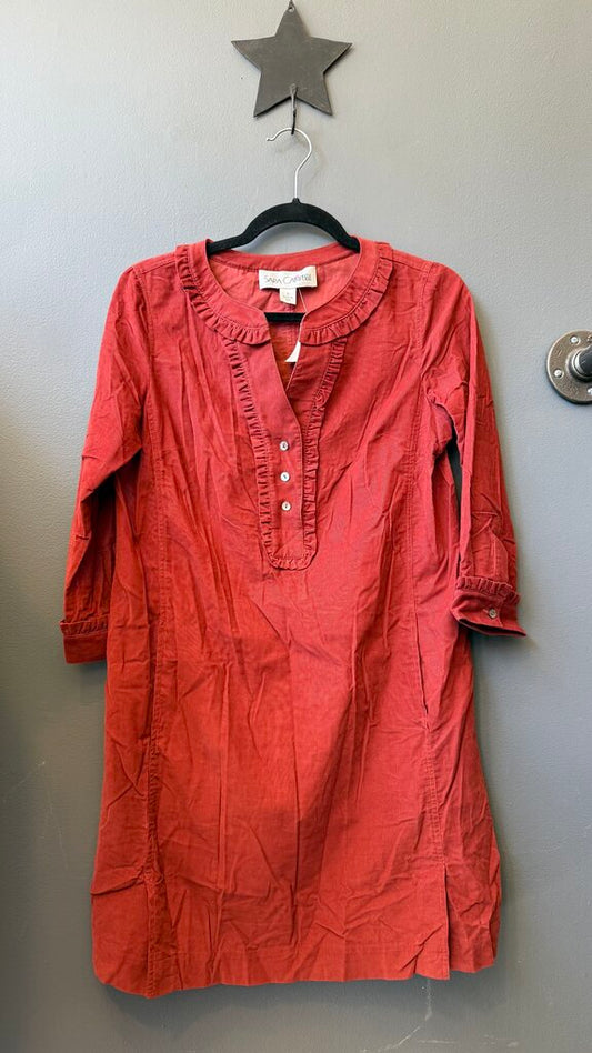 Corduroy Popover Shift Dress