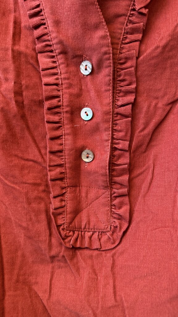 Corduroy Popover Shift Dress