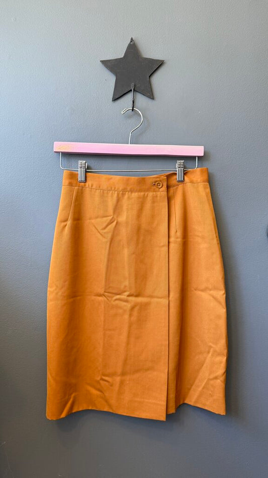 Vintage Wool Wrap Skirt