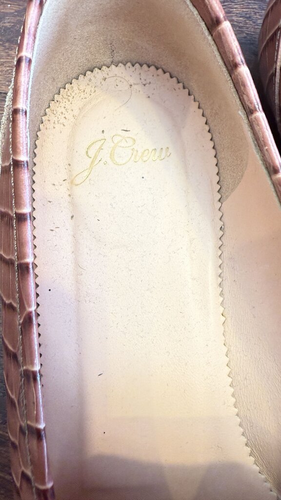 Croc Embossed Penny Loafers