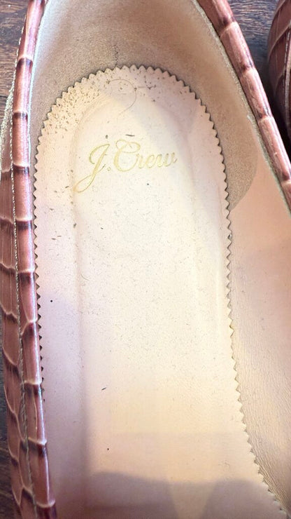 Croc Embossed Penny Loafers