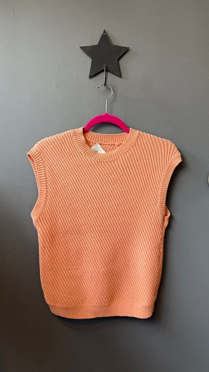 Ribbed Sleeveless Sweater