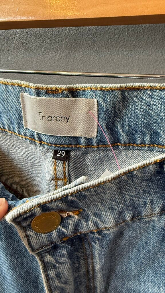 High Rise Straight Jeans