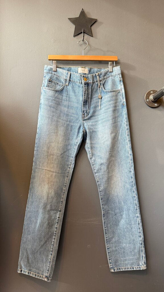High Rise Straight Jeans