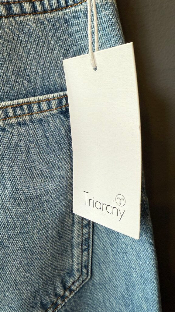 High Rise Straight Jeans