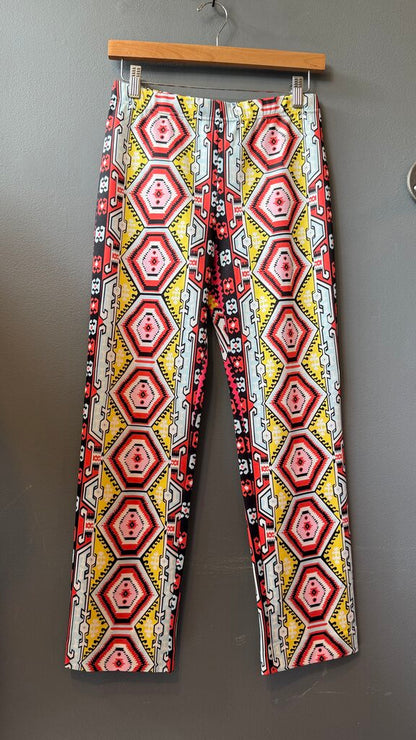Straight Printed Pants