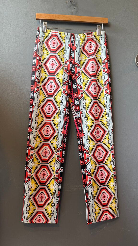 Straight Printed Pants