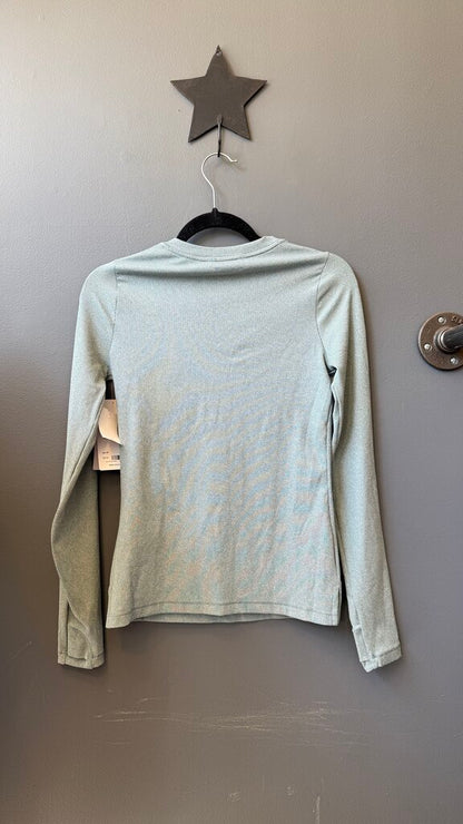 Micro Rib Henley Top