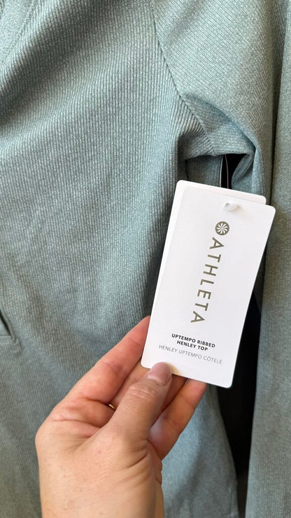 Micro Rib Henley Top