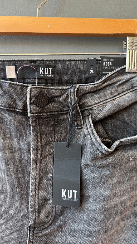 Rosa High Rise Straight Jeans