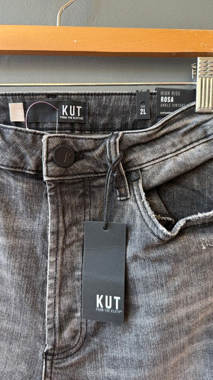 Rosa High Rise Straight Jeans