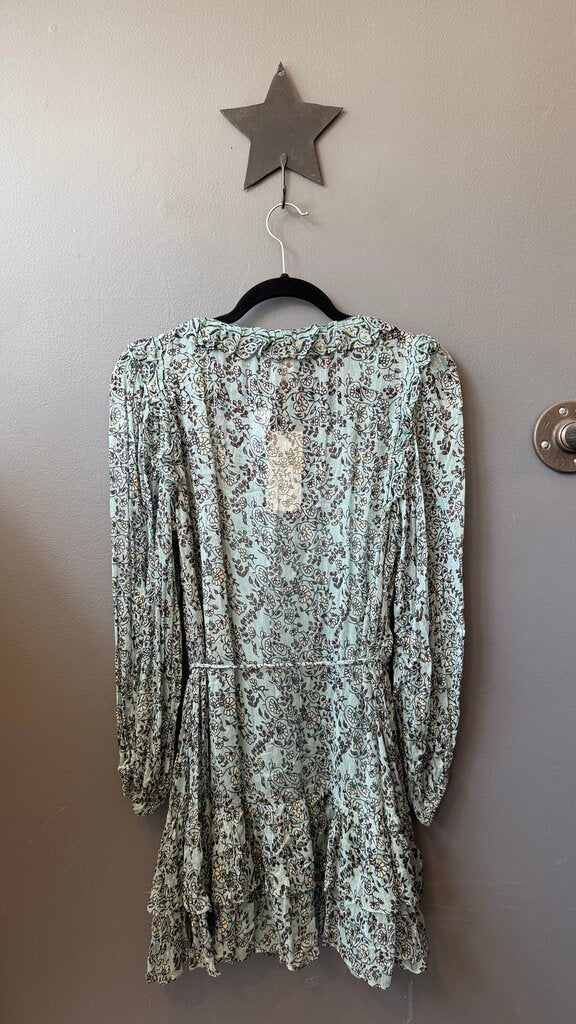 Metallic Thread Mini Dress