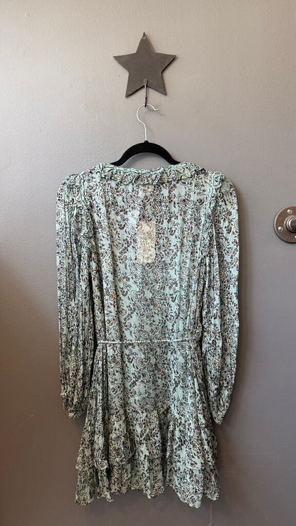 Metallic Thread Mini Dress