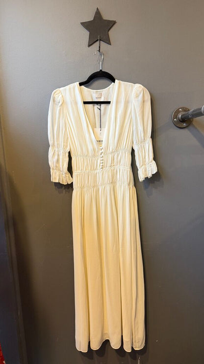 Smocked Waist Midi Dress