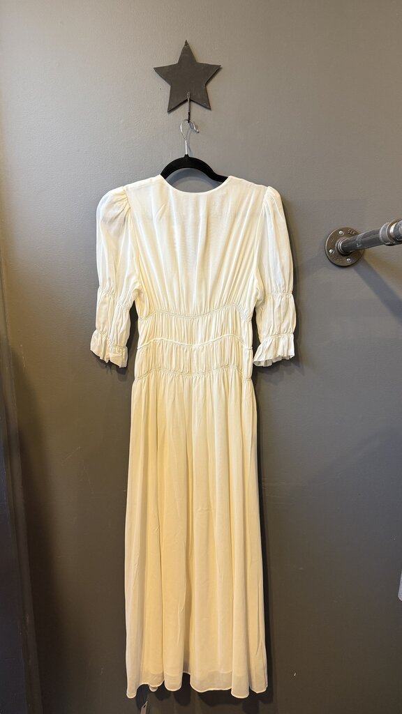 Smocked Waist Midi Dress