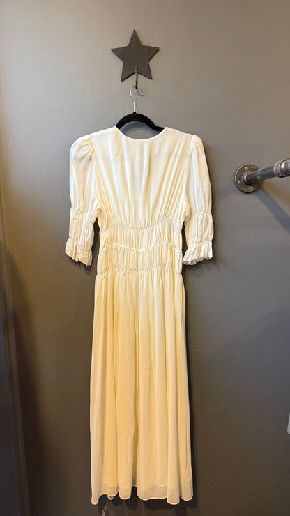 Smocked Waist Midi Dress