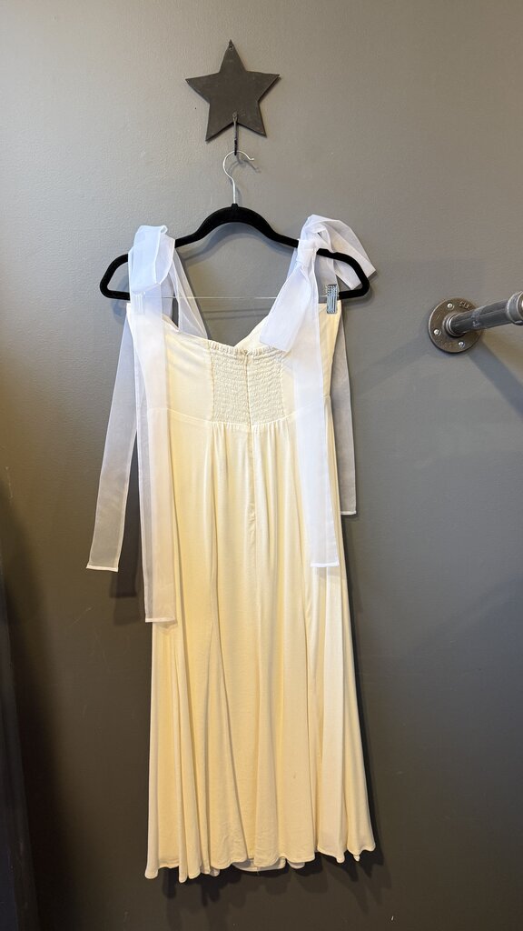 Bow Shoulder Midi Dress