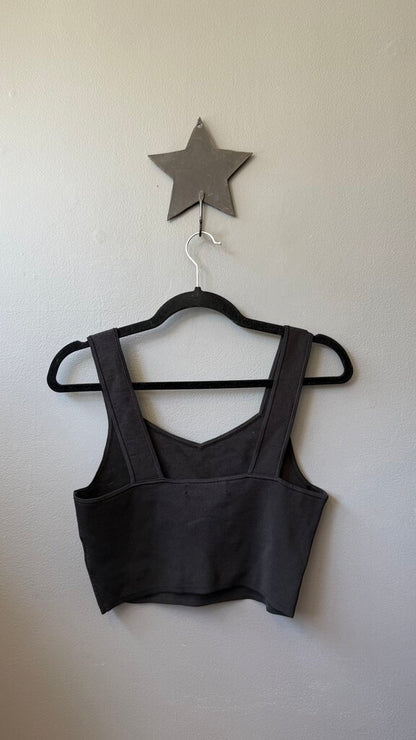 Microrib Crop Tank Top