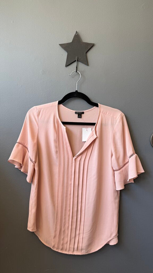 Petite Front Pleats Blouse