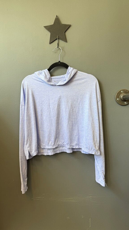 Heather Crop Hoodie