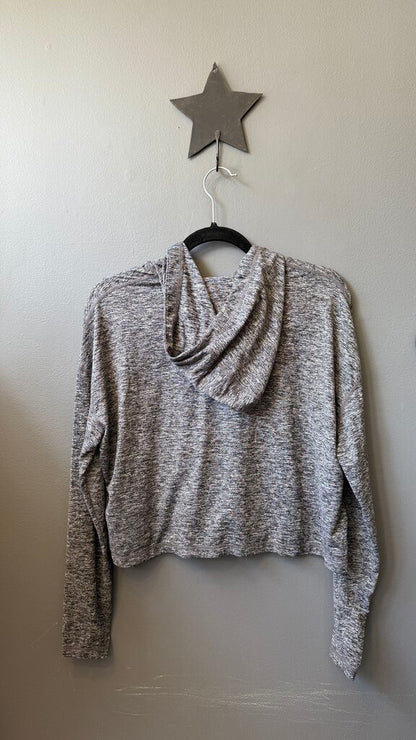 Heather Crop Hoodie