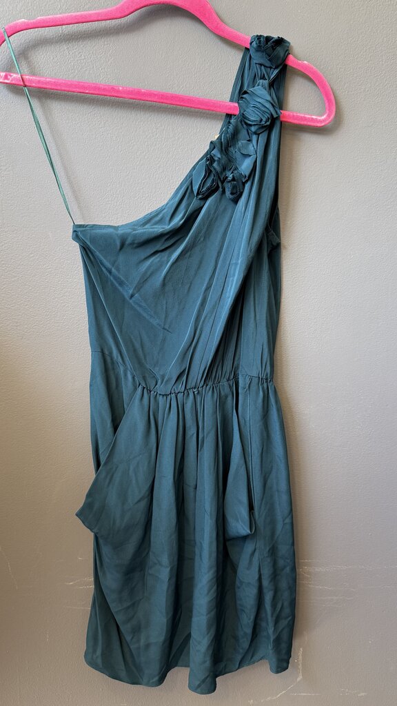 Silk One Shoulder Dress