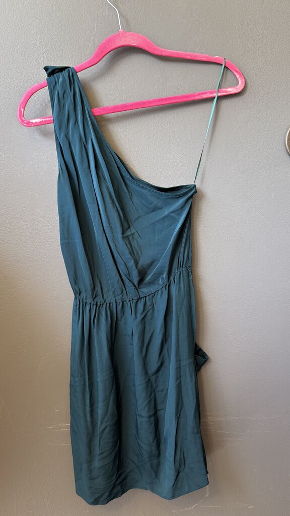 Silk One Shoulder Dress