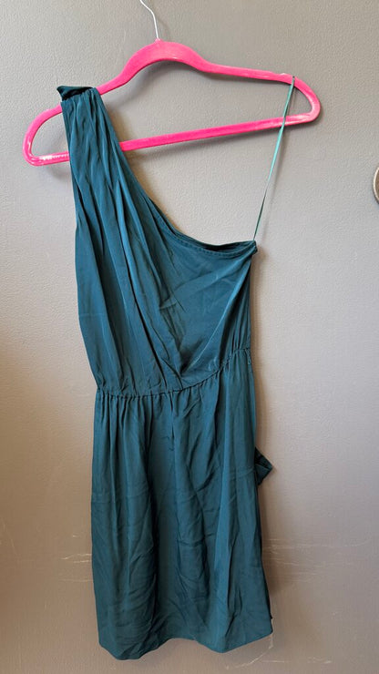 Silk One Shoulder Dress