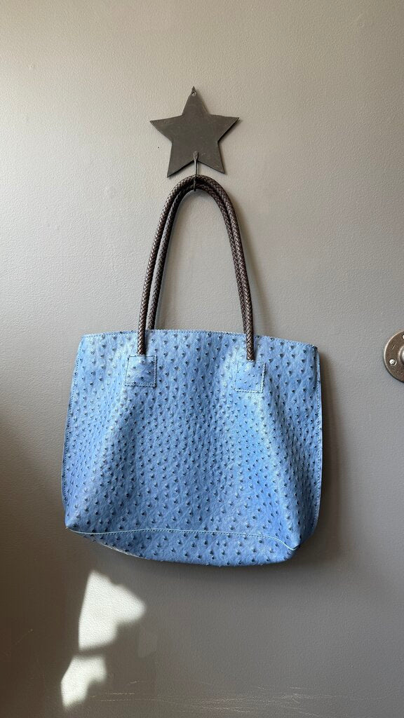 Faux Ostrich Tote Bag