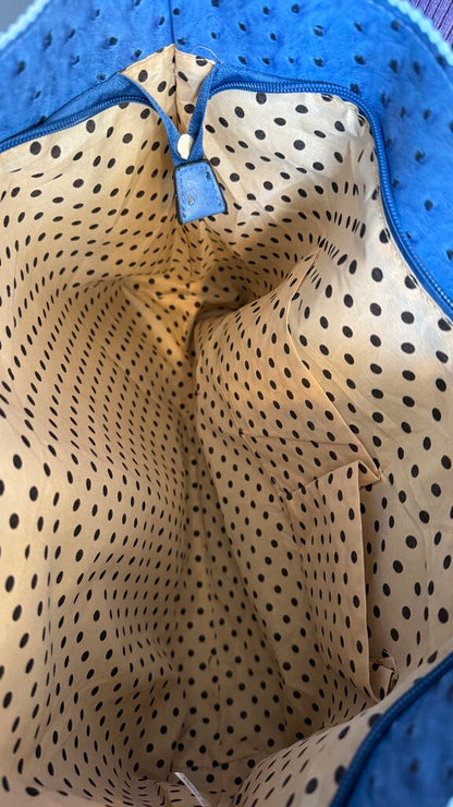 Faux Ostrich Tote Bag