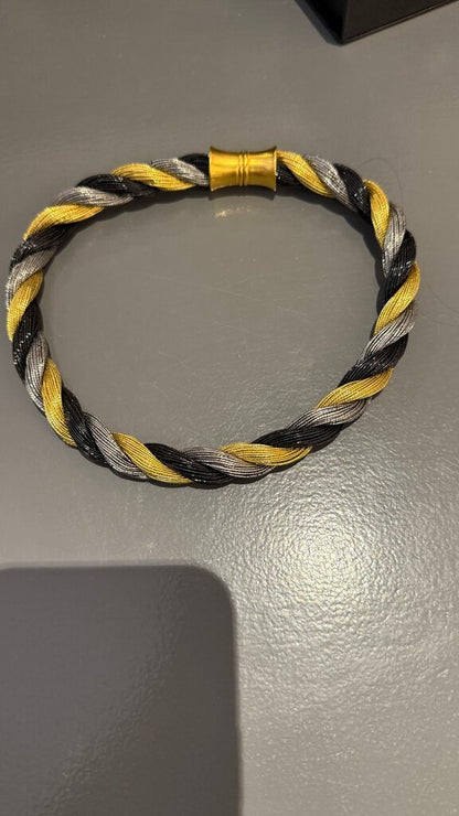 VPH Braided Wrapped Tread Necklace