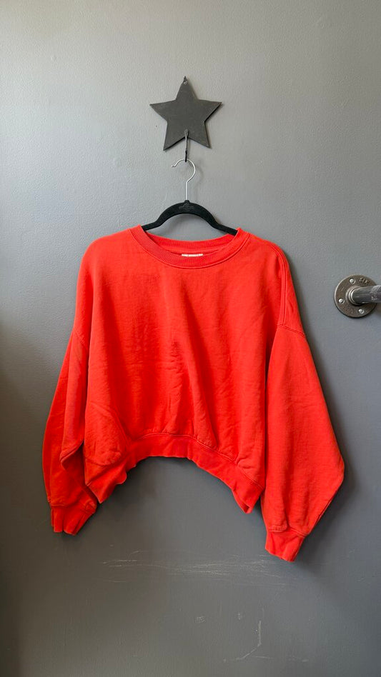 Crop Crewneck Sweatshirt