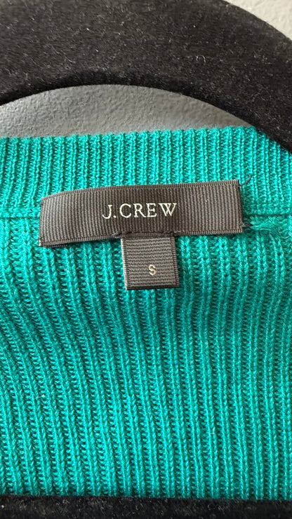 Cotton Ribbed Knit Vneck Cardigan Sweater