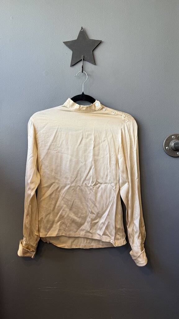 Vintage Silk High Neck Blouse
