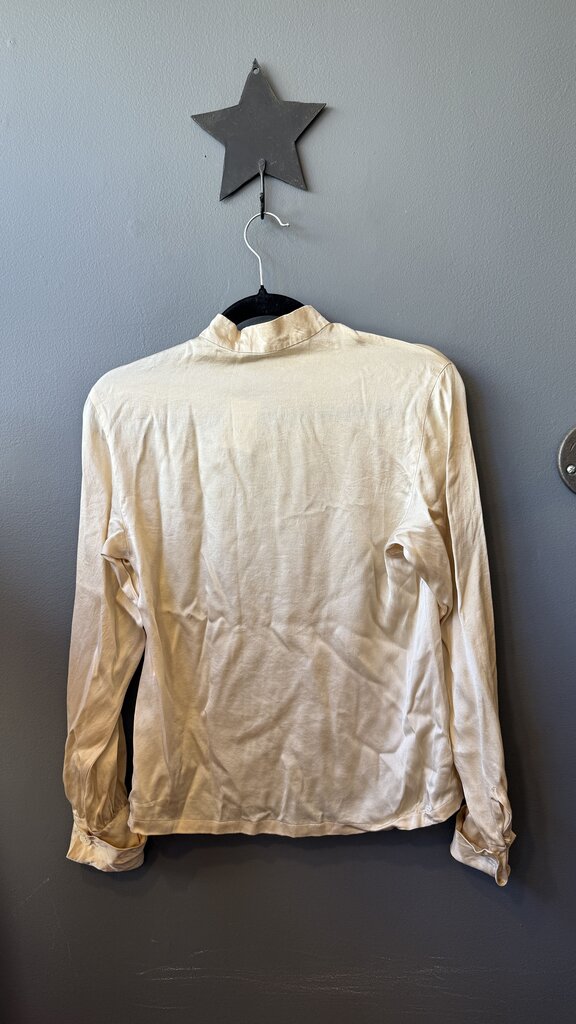 Vintage Silk High Neck Blouse