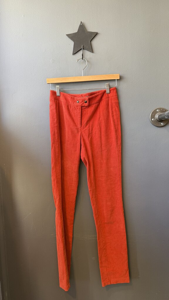 Slim Leg Corduroy Pants