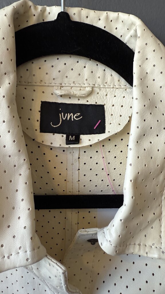 Perforated Leather Sleeveless Top