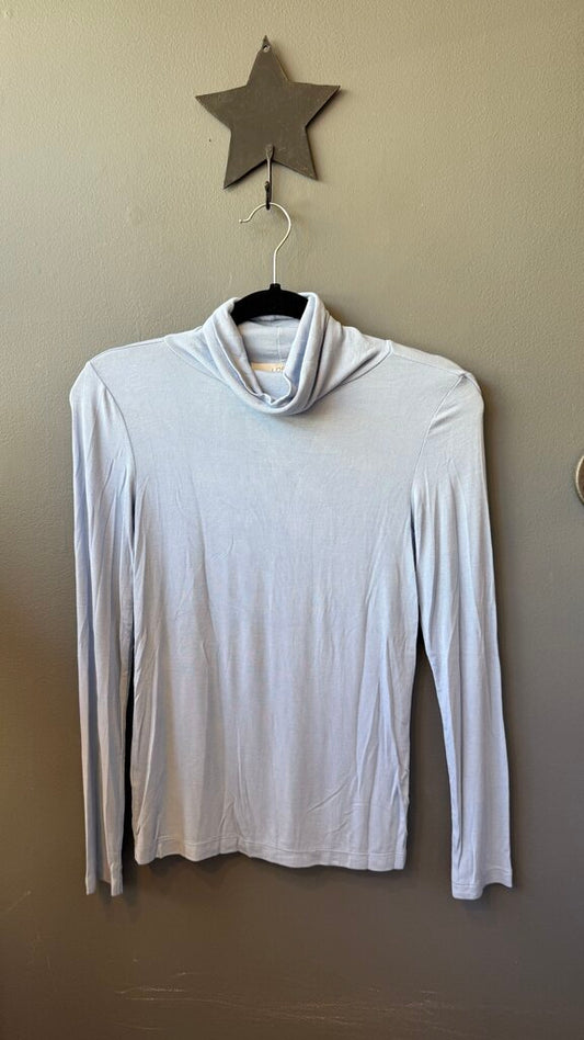 Tissue Ribbed Turtleneck Tee