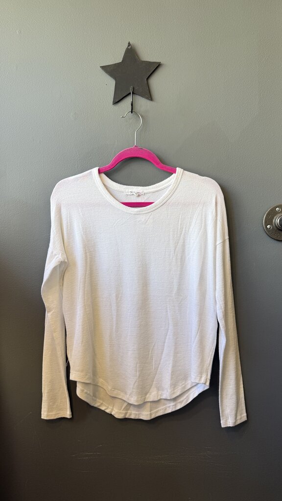 Round Hem Longsleeve Top