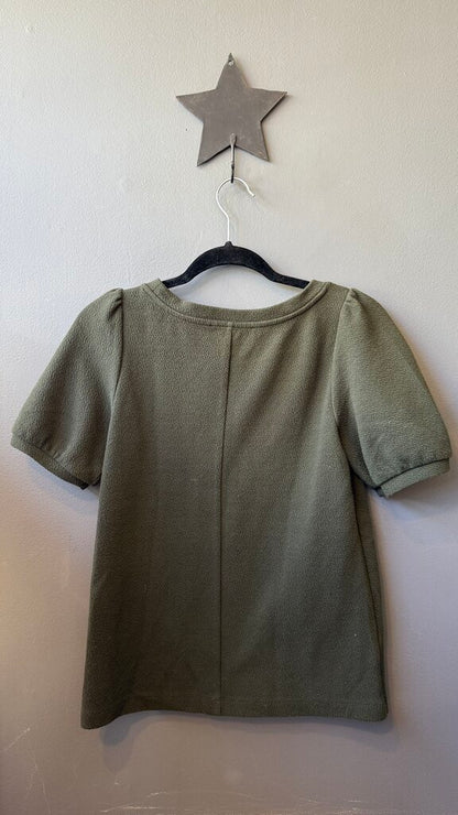 Textured Puff Shoulder TShirt