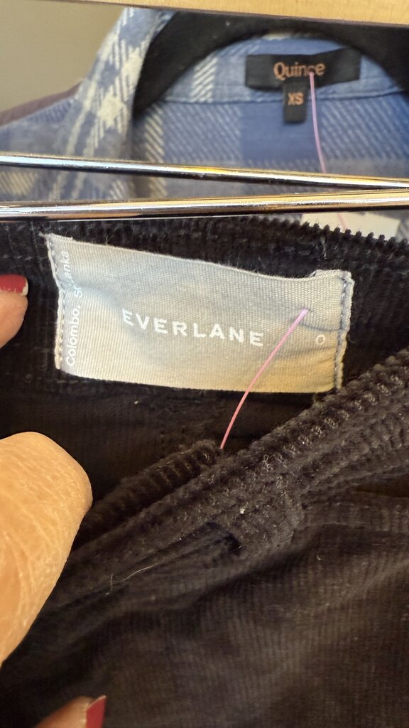 Slim Wide Leg Corduroy Pants