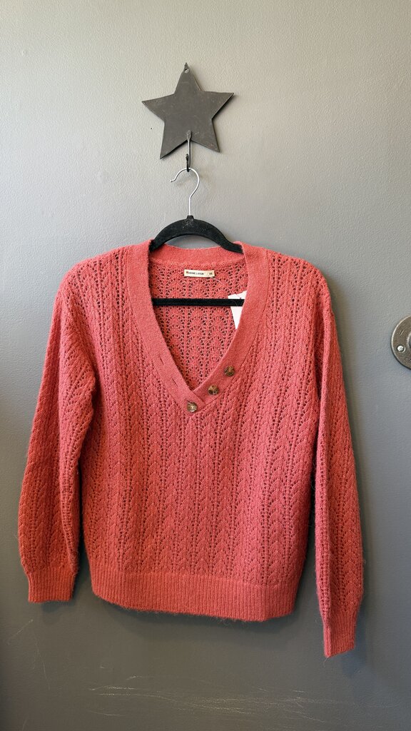 Alpaca Blend Vneck Sweater