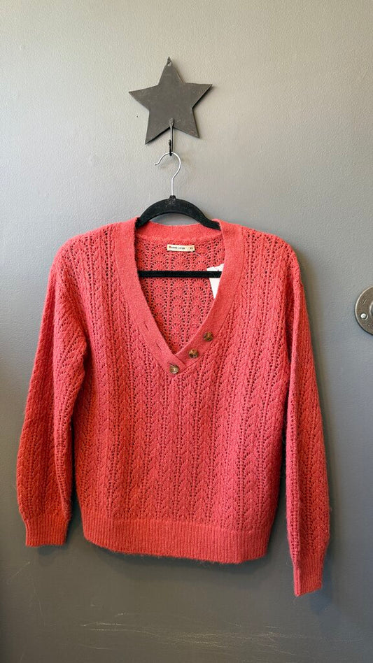 Alpaca Blend Vneck Sweater