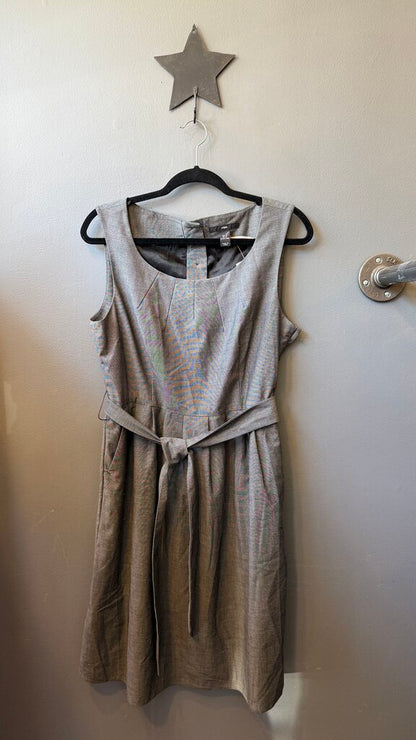 Pleated Fit Flare Dress