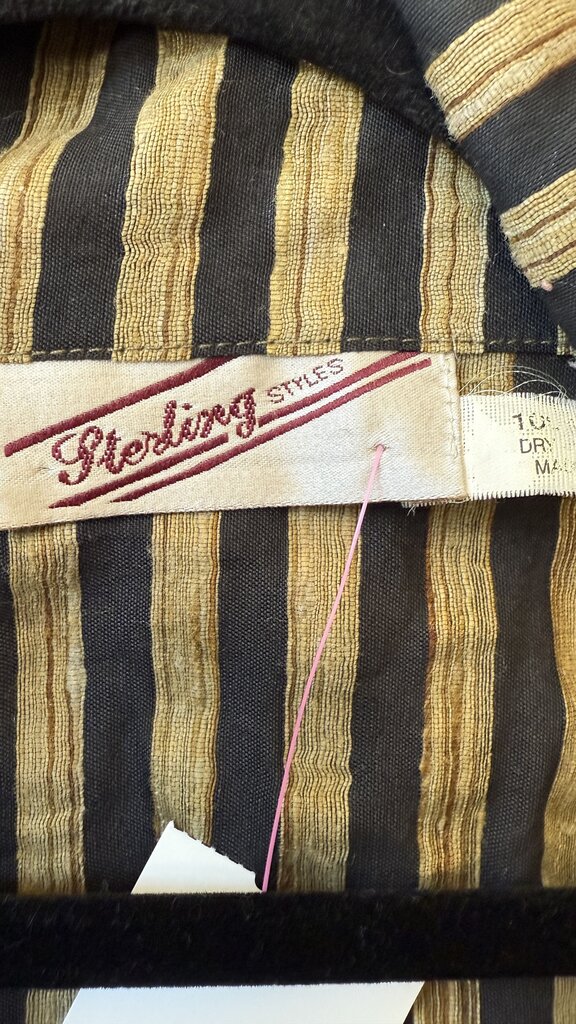 Stripe Crop Open Jacket