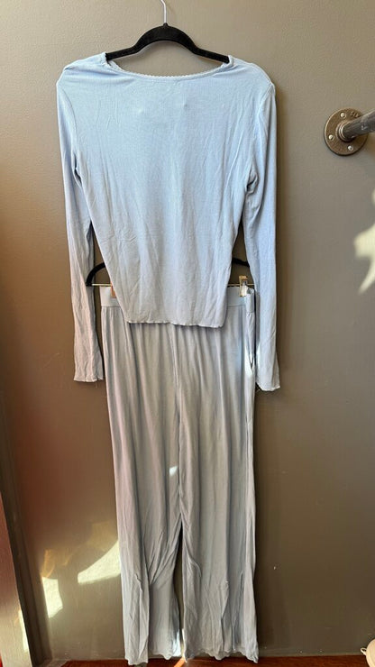 Ribbed Lounge Pants + Top Set